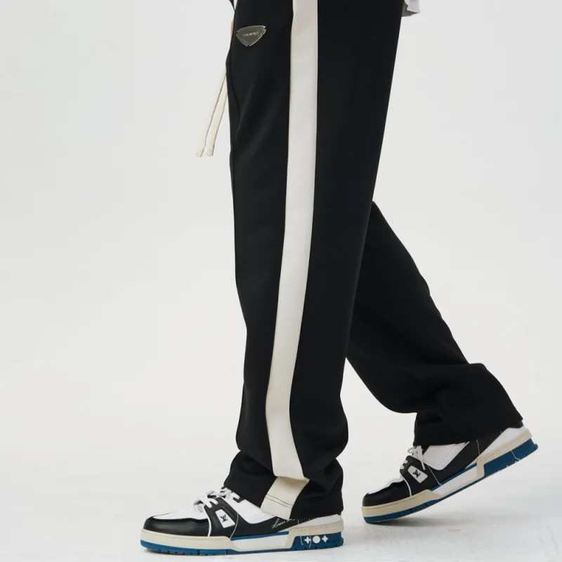 FPA Straight Moderate Casual Pants Unisex Black-4