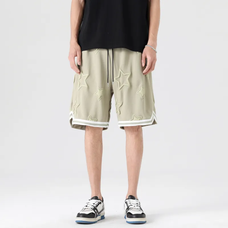 UNKNOWTAL Casual Shorts Unisex Gray Green-2