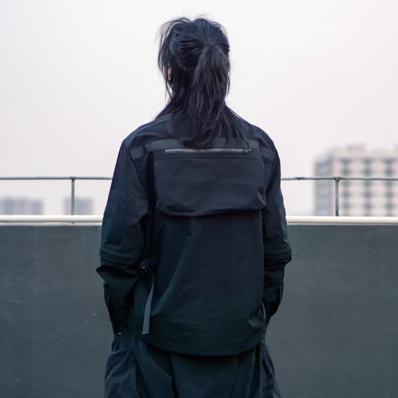 VIP Loose Fit Jacket Unisex Black-6