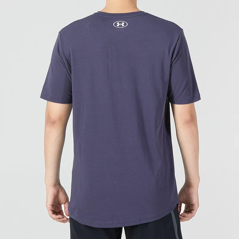 Under Armour T Shirt Men's Purple Blue-4
