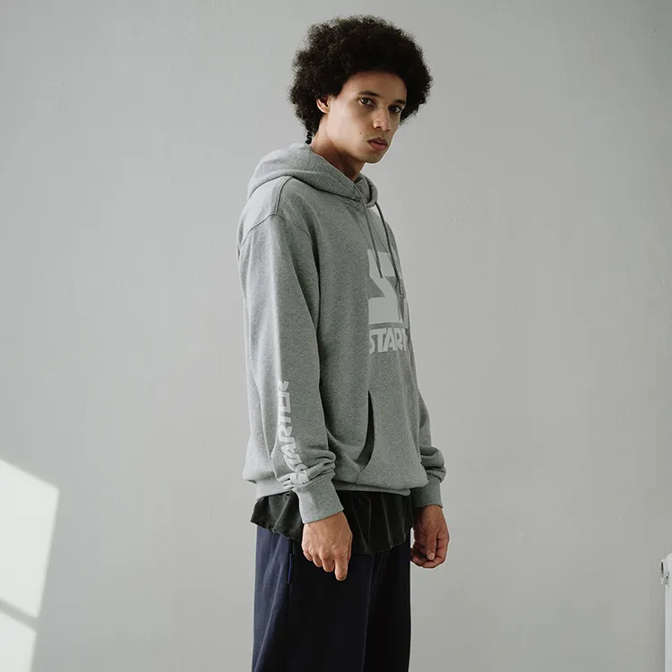 STARTER Sweatshirts Unisex New Light Heather Gray-4