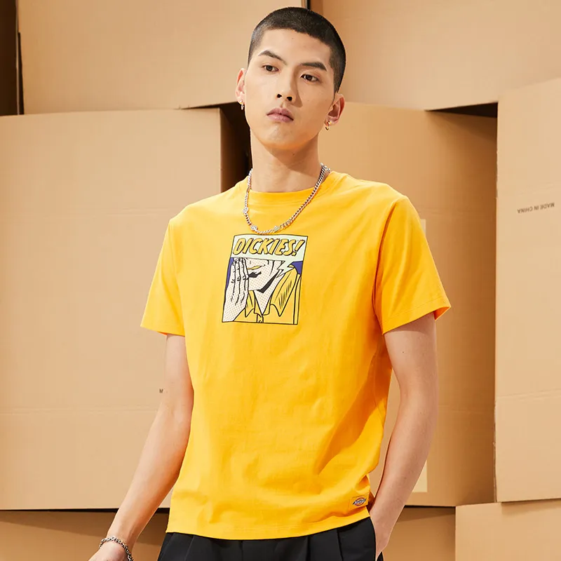 Dickies SS22 T Shirt Unisex Bright Orange-3