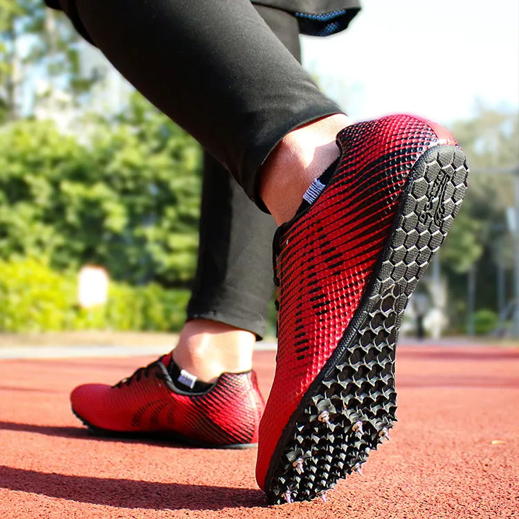 DO WIN Anti Slip And Wear Resistant Lightweight Low Top Running Shoes Unisex Red-6