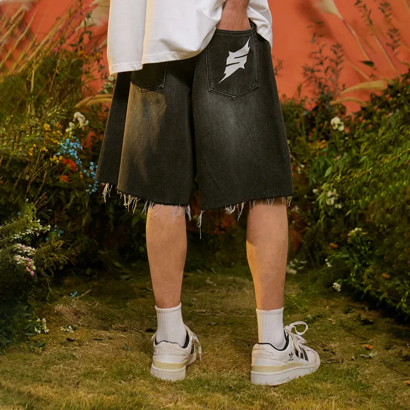Suamoment Denim Shorts Unisex-7