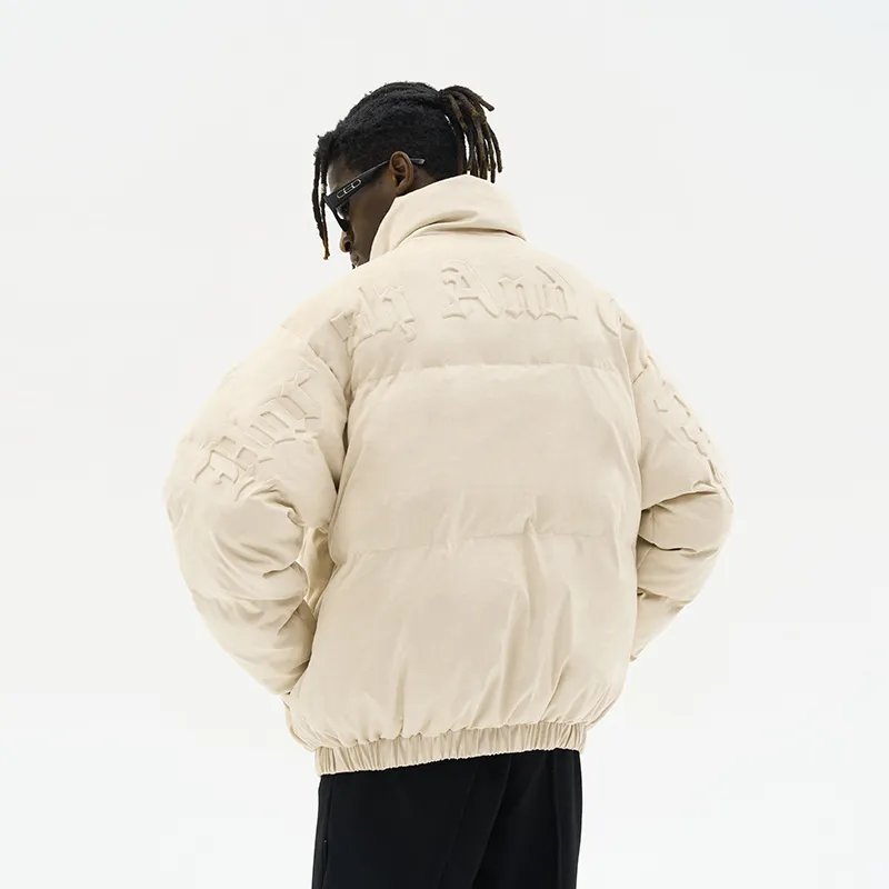 HARSH AND CRUEL Puffer Jackets Unisex-4