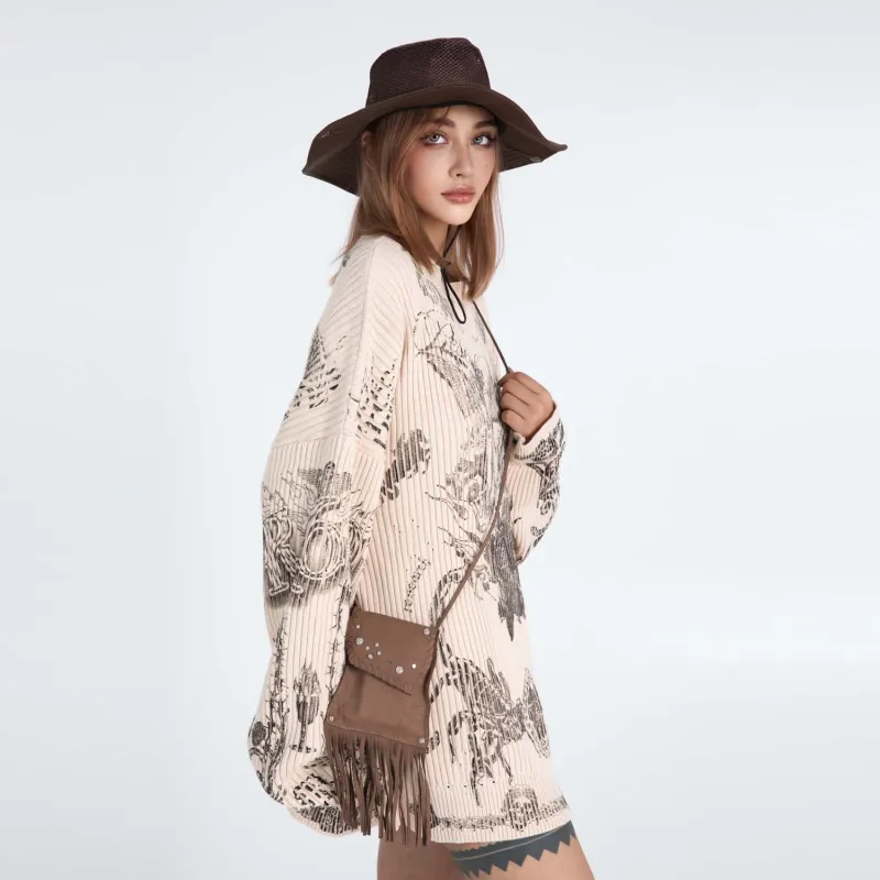 R69 Sweaters Unisex Khaki-4