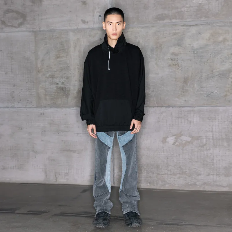 XINYINSU Jeans Unisex Gray-3
