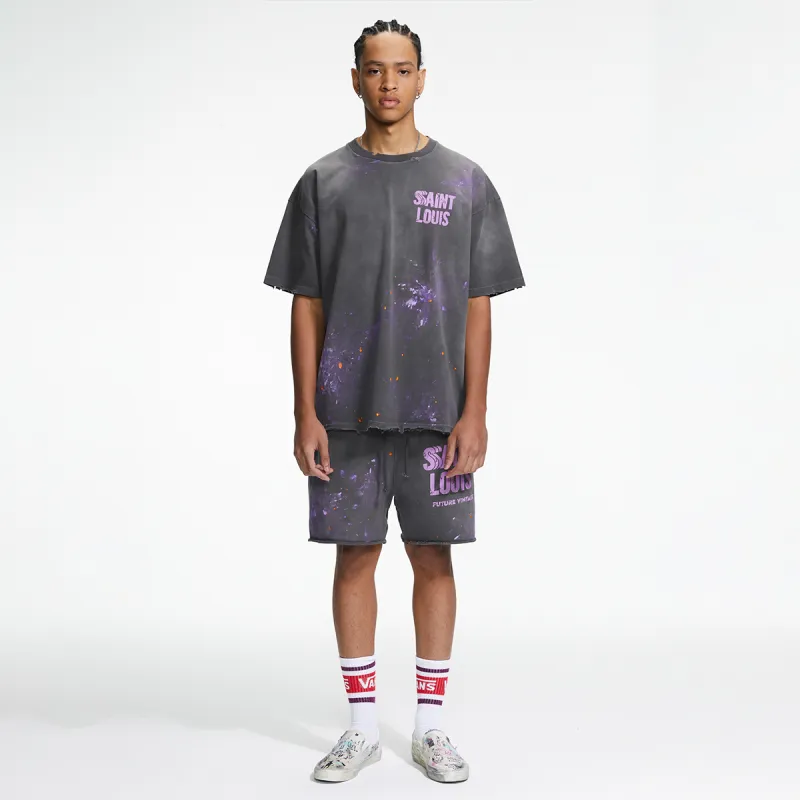 SSSAINT LOUIS T Shirts Unisex Washed Gray-2
