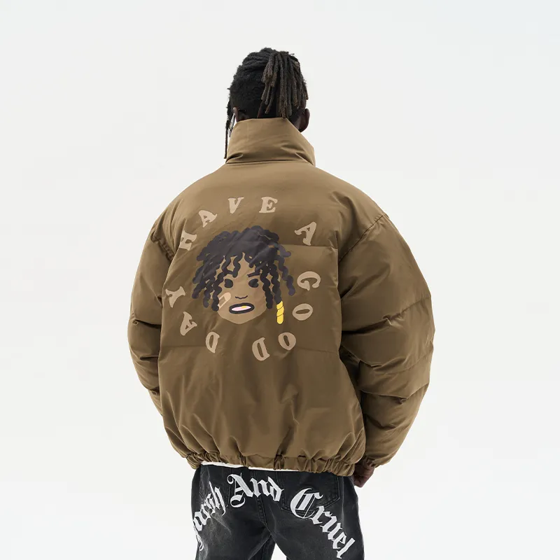 HARSH AND CRUEL Puffer Jacket Unisex-9