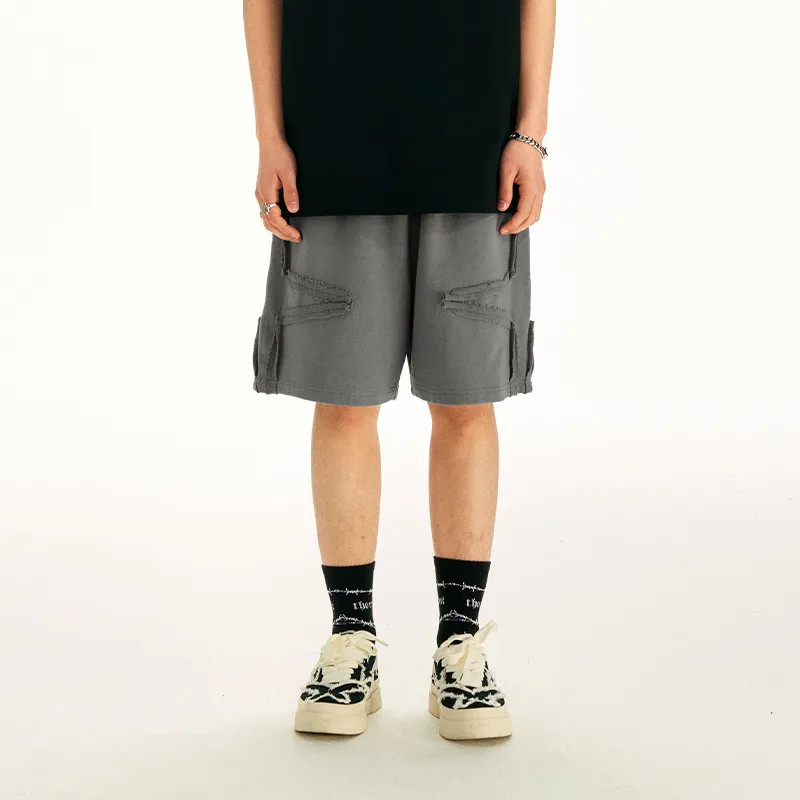GRKC Casual Shorts Unisex Gray-3