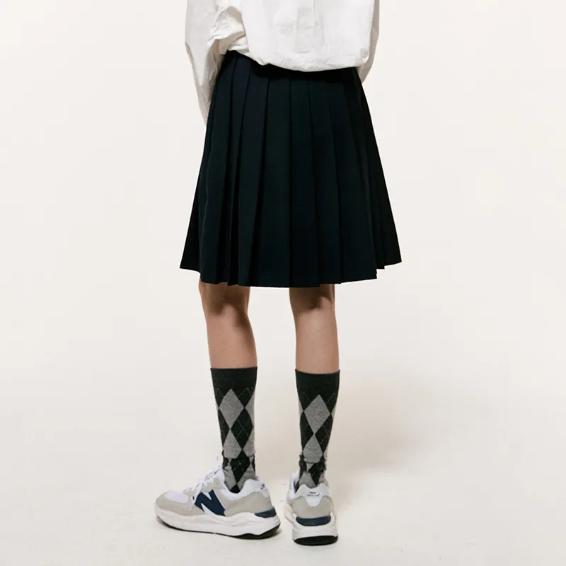 RAVENOUS Casual Short Skirts Unisex Navy Blue-3