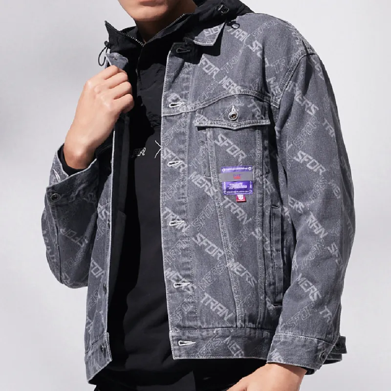 CAT Denim Jackets Unisex Gray-4