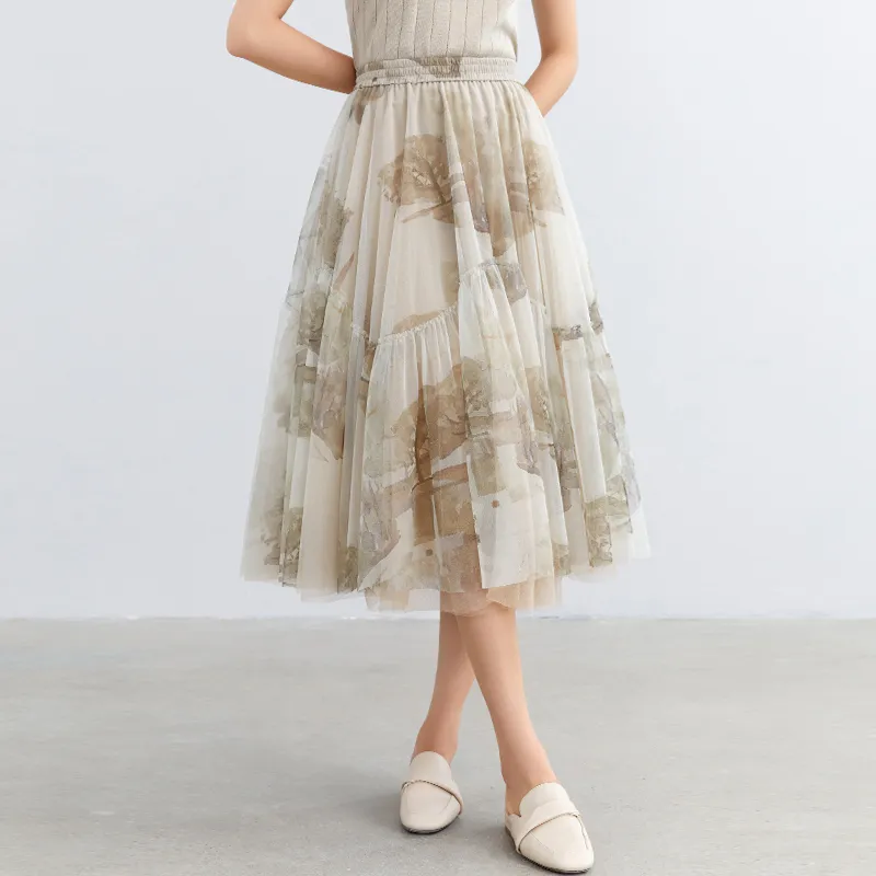 THE SEA LIFE THE SEA LIFE X Morandi Co brand Casual Long Skirt Women's-1