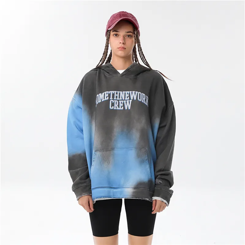 STNW Hooded Loose Fit Sweatshirt Unisex-2