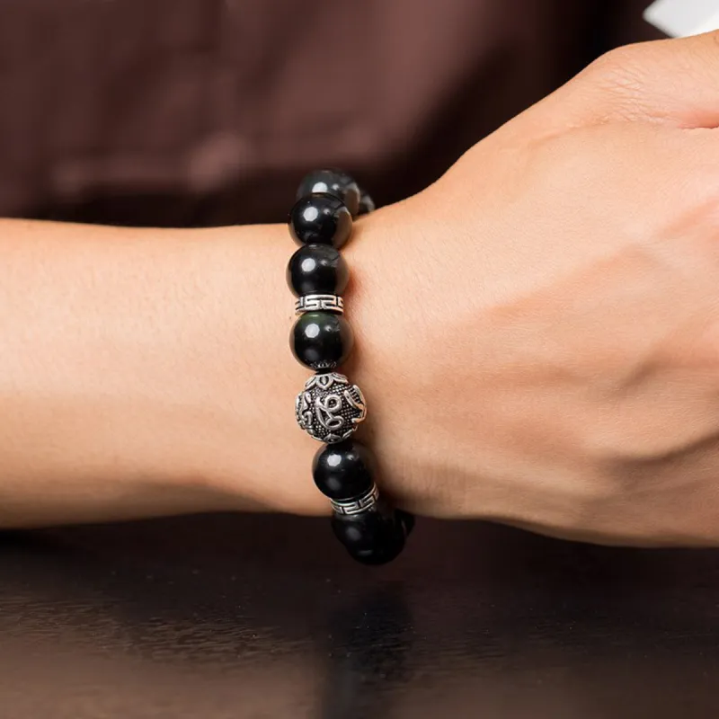YINCHIE Obsidian Bracelets Men's-3