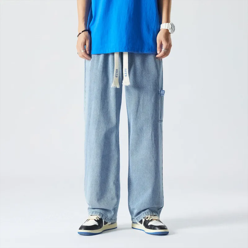 The Secret Order Of The Teddy Bear Straight Jeans Unisex-2