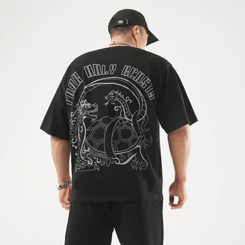 LUJIAMEN Four Spirits T-Shirt Unisex-3