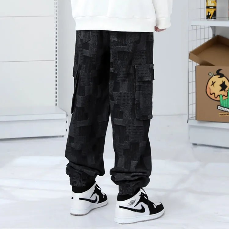 GENANX Jeans Unisex Black-3