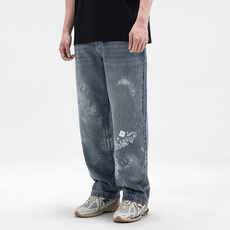LAMLICKA Jeans Unisex Blue-6
