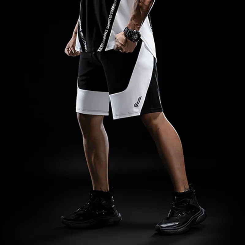 Monster Guardians Loose Fit Shorts Men's Resolute Black-4