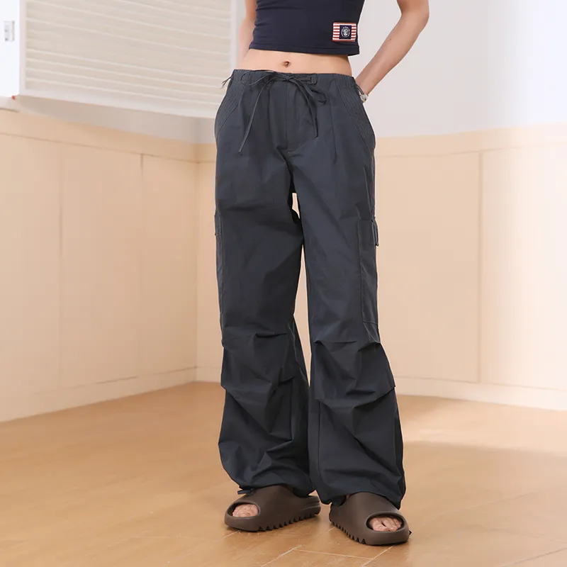 KING PRINCE Casual Pants Trendy Design With Versatility Women's Navy Blue-2
