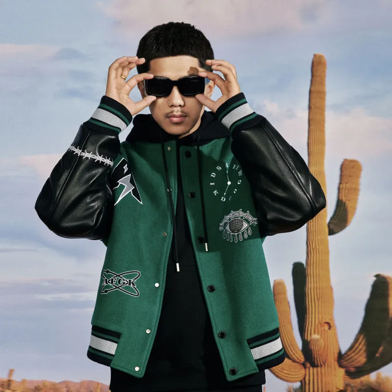 AFGK FW22 Baseball Jacket Spring And Autumn Unisex-7