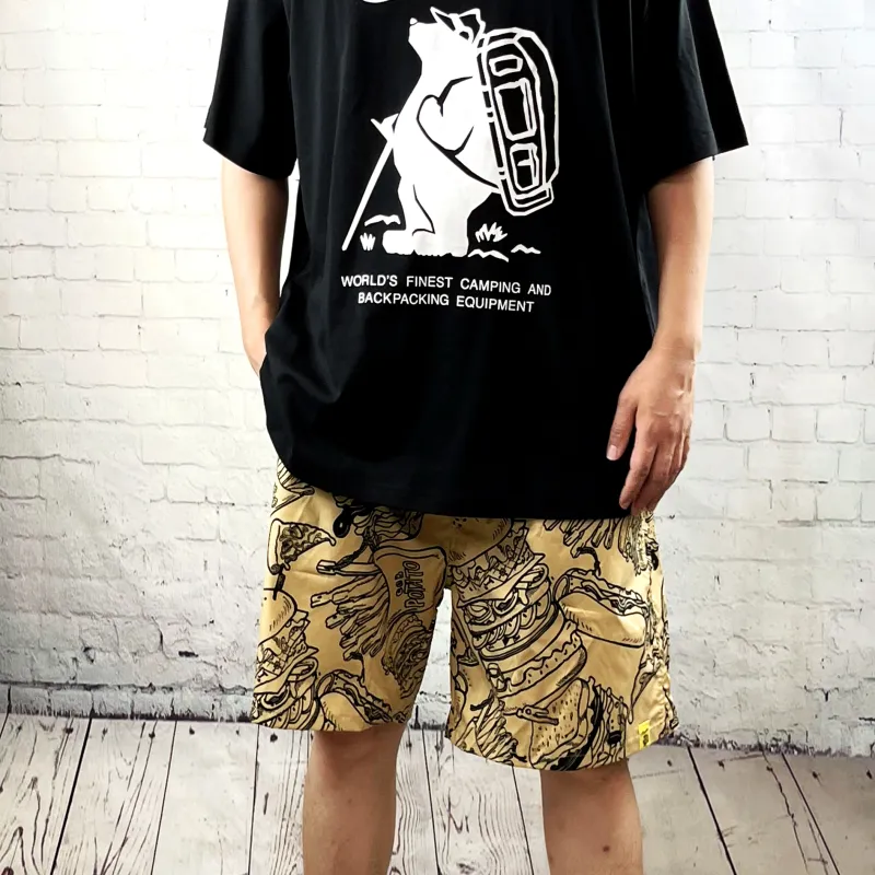 COBMASTER Casual Shorts Unisex Ecru-2