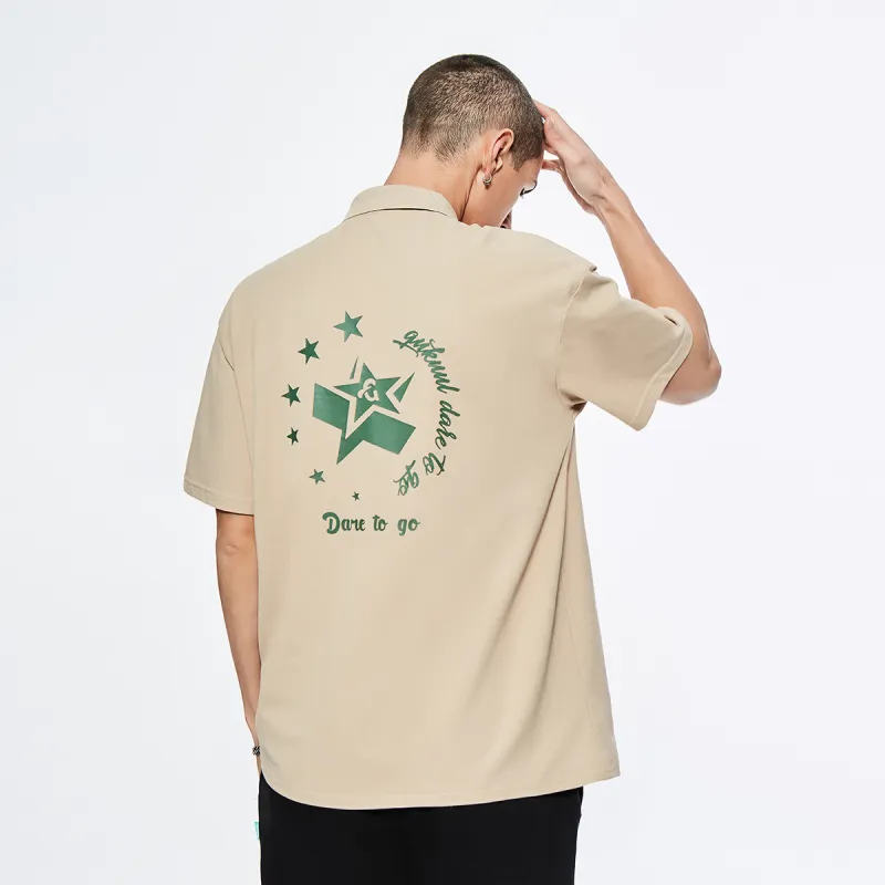 GUKUUL Polo Shirts Unisex Khaki-3