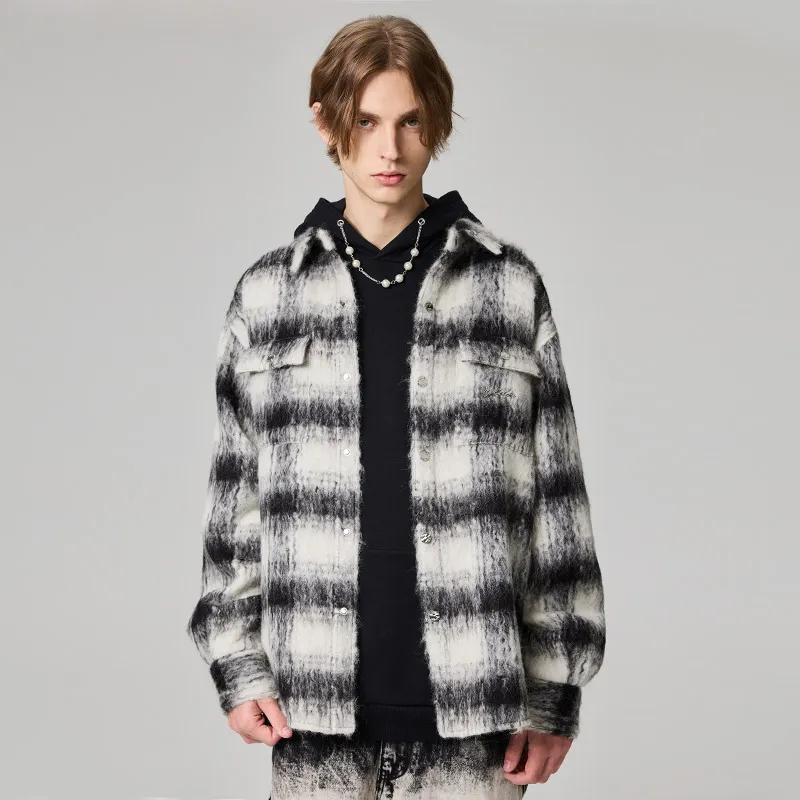 YLDP Jackets Unisex Black/White-5
