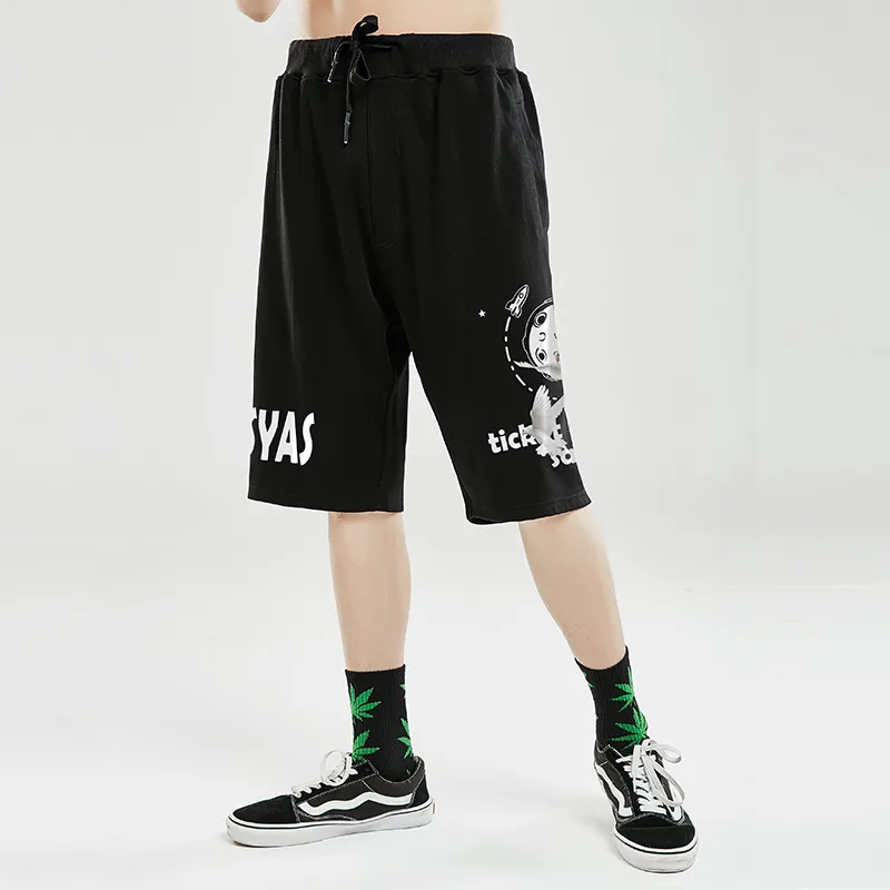 SANSYAS Casual Shorts Unisex Black-3