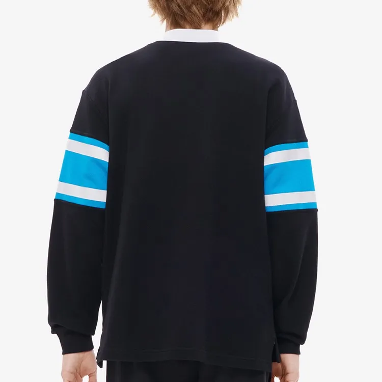 FILA FUSION Polo Shirt Unisex Pitch Black-4
