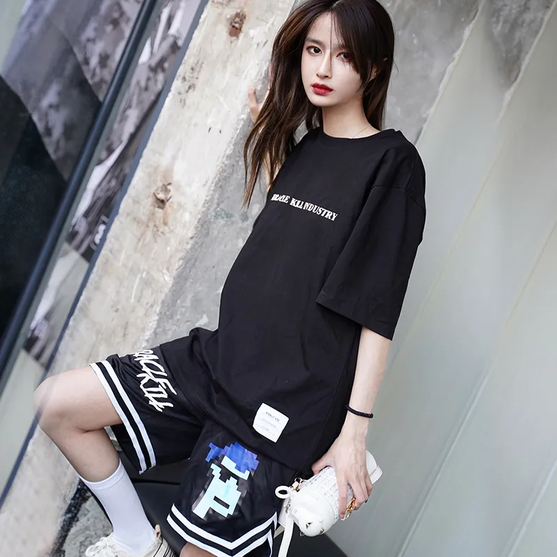 MIRACLE KILL Loose Fit Shorts Unisex Black-3