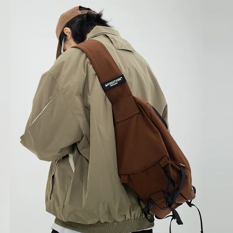 MYEDITION Messenger Bag, Gym Bag, Handbag, Shoulder Bag, Crossbody Bag, Outdoor Bag Nylon Fabric Multicolor Unisex-41