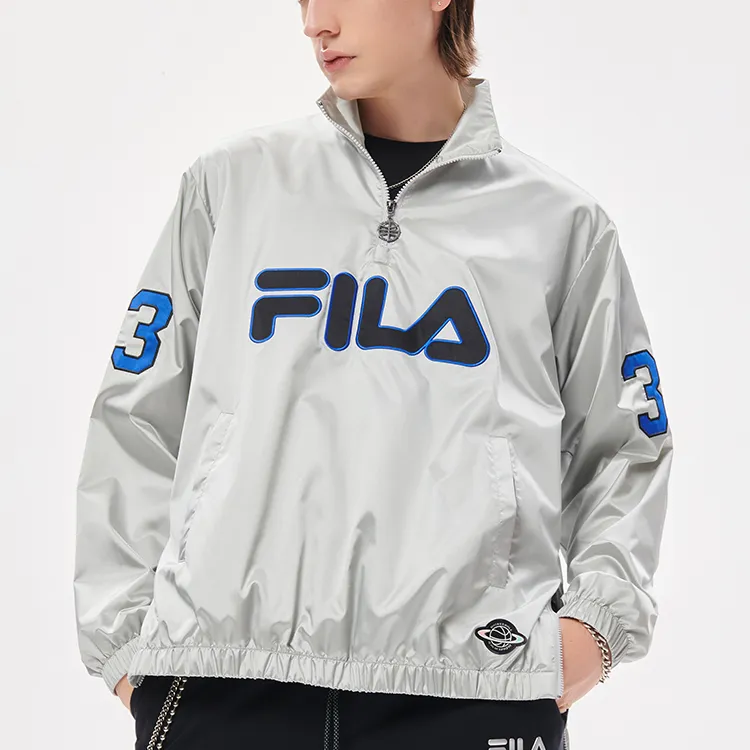 FILA FUSION Jacket Men's Ukarla Silver-2