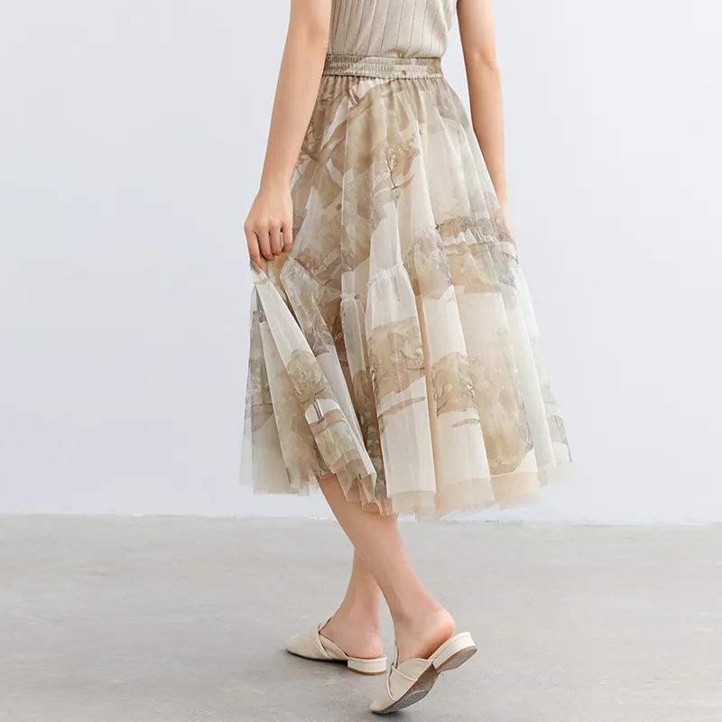 THE SEA LIFE THE SEA LIFE X Morandi Co brand Casual Long Skirt Women's-2