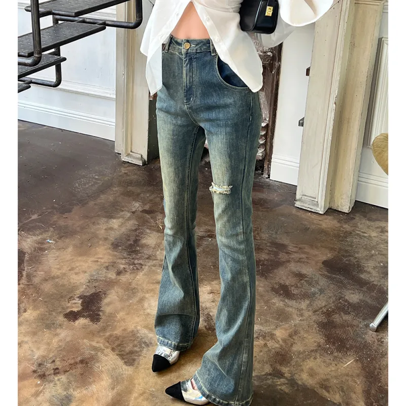 UF9193 Jeans Women's Vintage Blue-2