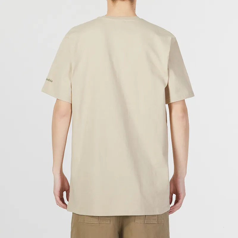 Columbia T Shirts Men Light Brown-3