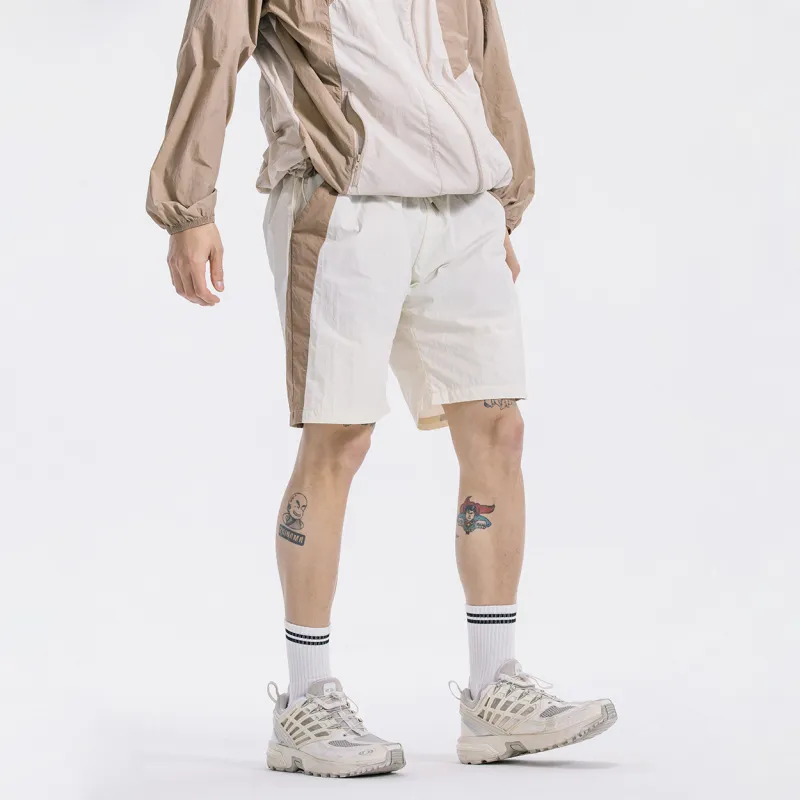 ENSHADOWER Casual Shorts Unisex Light Coffee-3