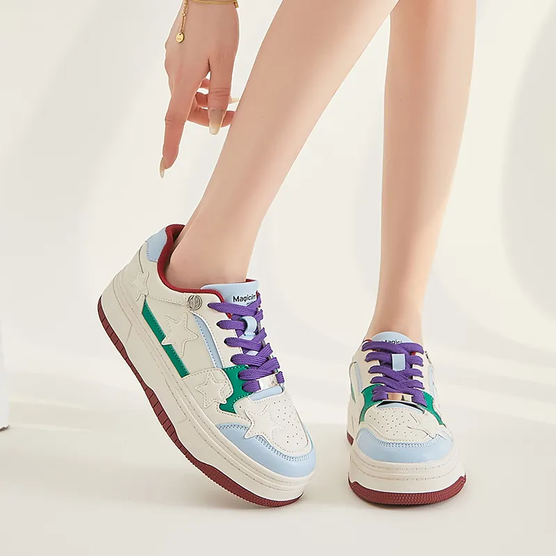 AGSDON Stylish Skateboarding Shoes Women's-9
