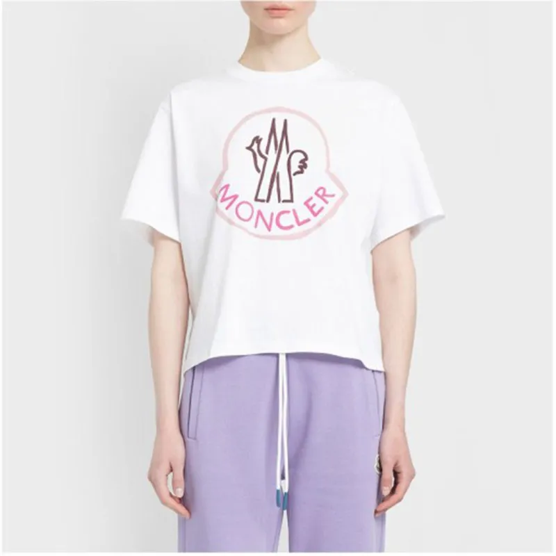 Moncler Logo Printed Crewneck T Shirt-2