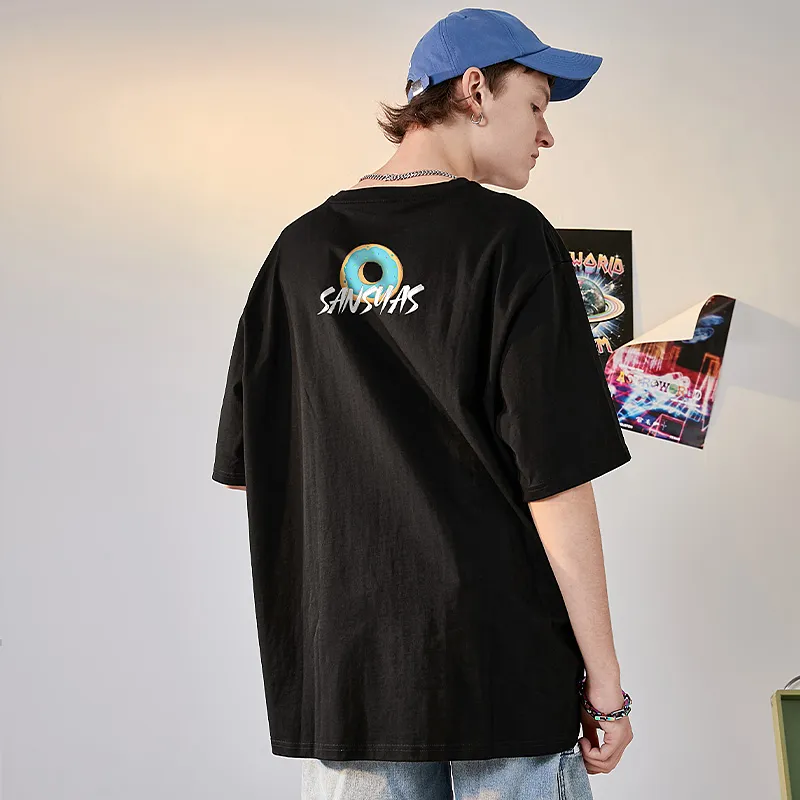 SANSYAS MENGCHONGJUNTUAN Straight T-Shirt Unisex-8