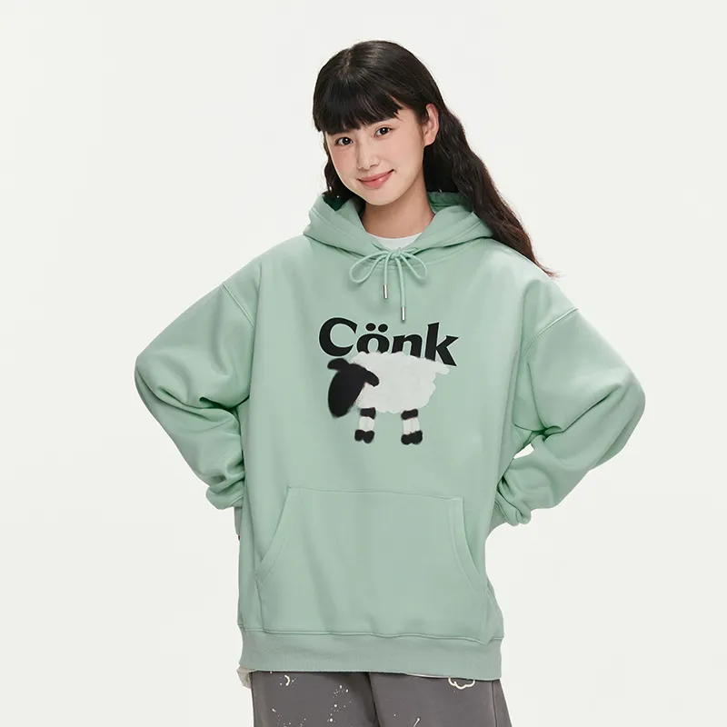 CONKLAB Hooded Loose Fit Sweatshirt Unisex-2