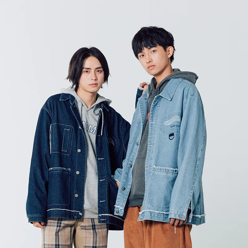 TIKIMOMOKA Denim Jackets Unisex-2