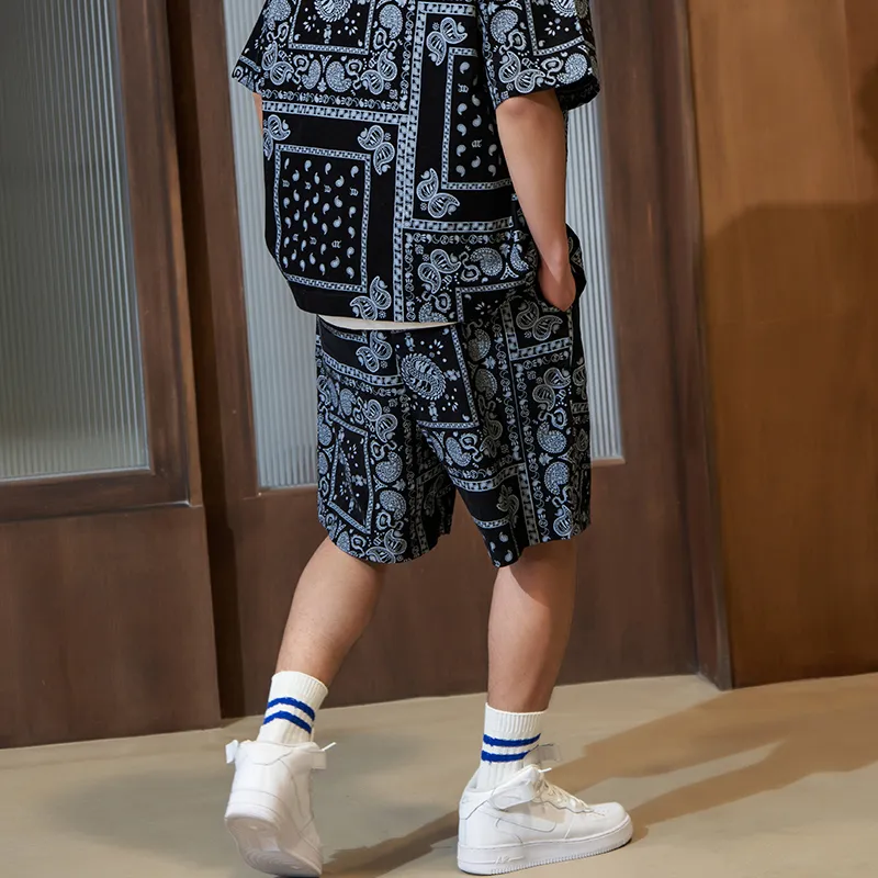 THEWIZBRAND Loose Fit Shorts Unisex Black-5