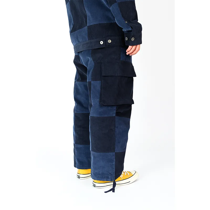 PHANTACI Casual Pants Men Blue-3