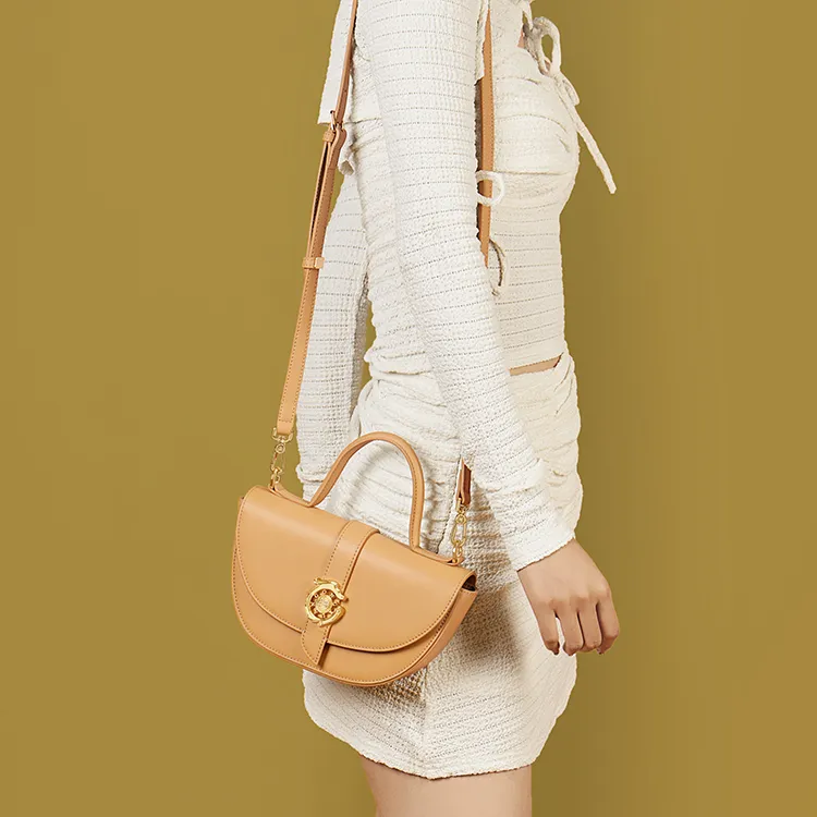 Gong Xuan Handbags Apricot Yellow-7