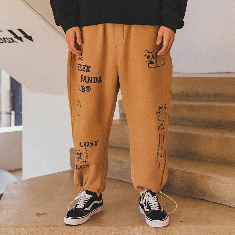 WAYNEXZAVIER Jogger Thickened Casual Pants Men's-11