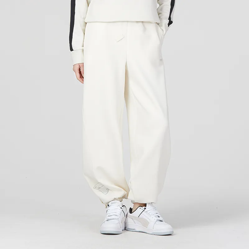 PUMA Knitted Sports Pants Women's White-2