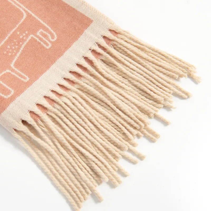 Jodie＆Kevin Knit Scarves Unisex-4