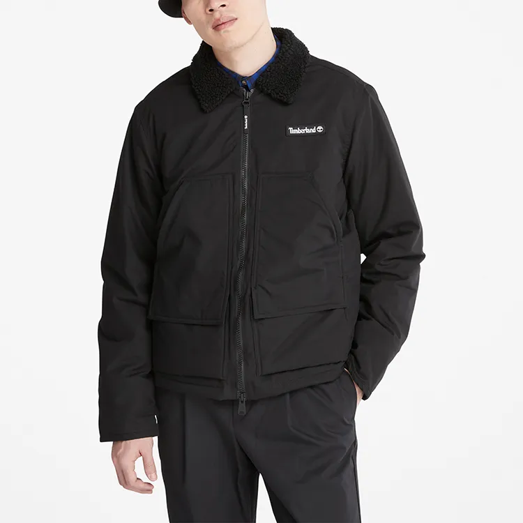 Timberland Velvet Jackets Men Black-5